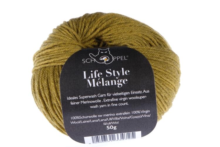 Schoppel Wolle Life Style Melangé - Merino extrafein meliert Farbe: Savanne