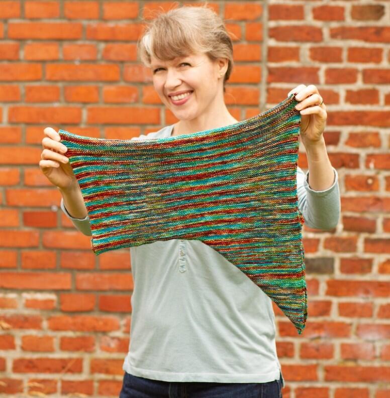 strickmich! Anleitung - Panoramic Cowl von Martina Behm