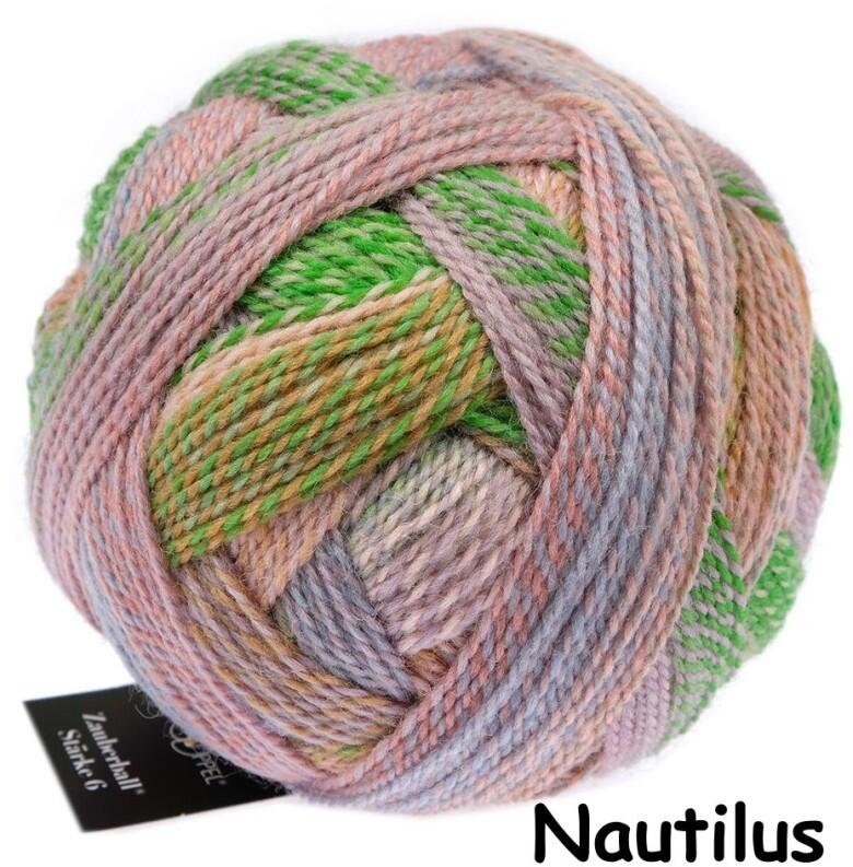 Schoppel Wolle Zauberball® Crazy Stärke 6 150g Farbe: Nautilus