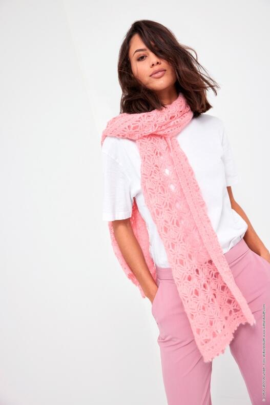 Lana Grossa Setasuri Modellbeispiel aus Tücher & Co. Nr. 5 Modell 05