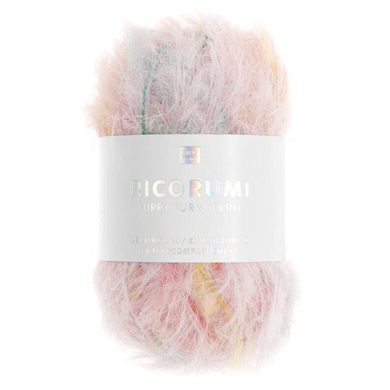 Ricorumi Furry Furry PRINT 25g Farbe: 001 Pastell