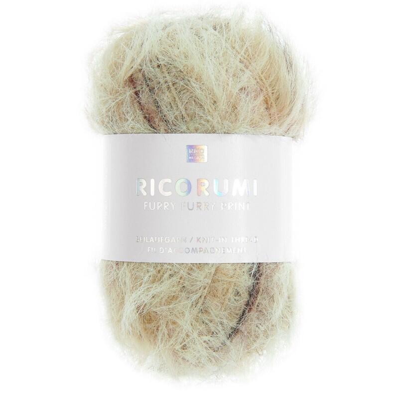 Ricorumi Furry Furry PRINT 25g Farbe: 003 Beige