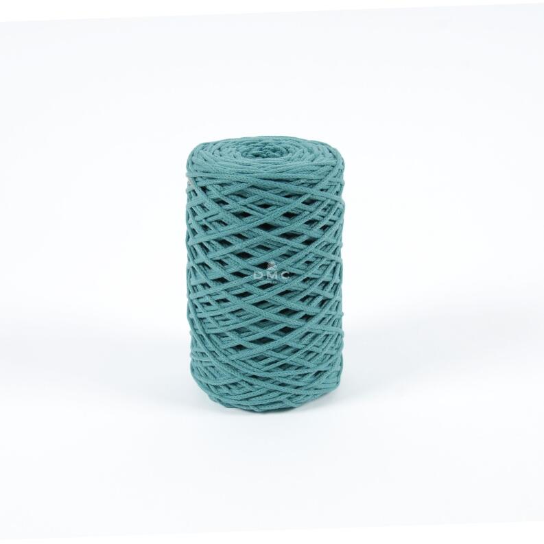 DMC Nova Vita 4 UNI - Makrameegarn aus recycelter Baumwolle Farbe: 089 vert turquise