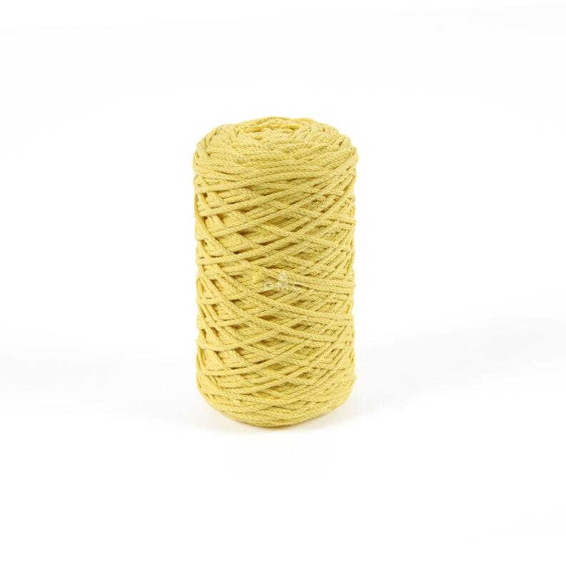 DMC Nova Vita 4 UNI - Makrameegarn aus recycelter Baumwolle Farbe: 009 jaune