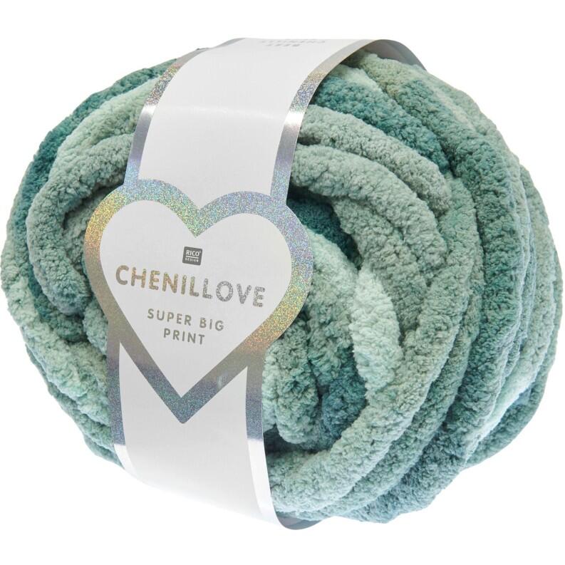 Rico Chenillove Super Big PRINT 300g Farbe: 006 Efeu