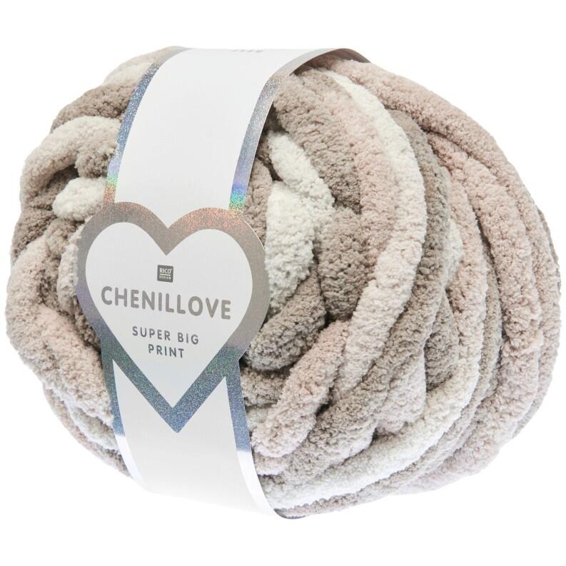 Rico Chenillove Super Big PRINT 300g Farbe: 001