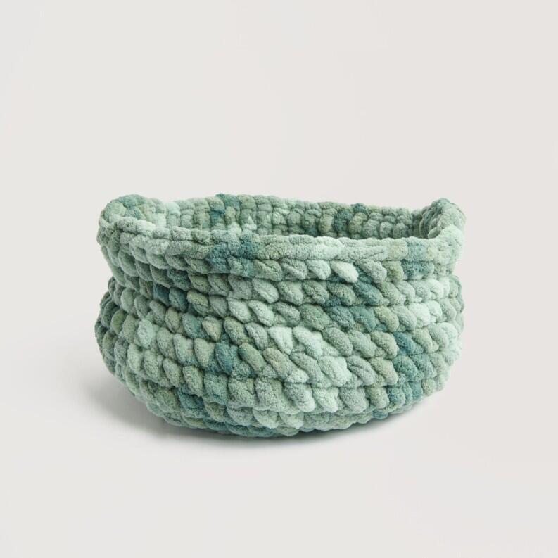 Rico Chenillove Super Big PRINT 300g Farbe: 006 Efeu Modellbeispiel