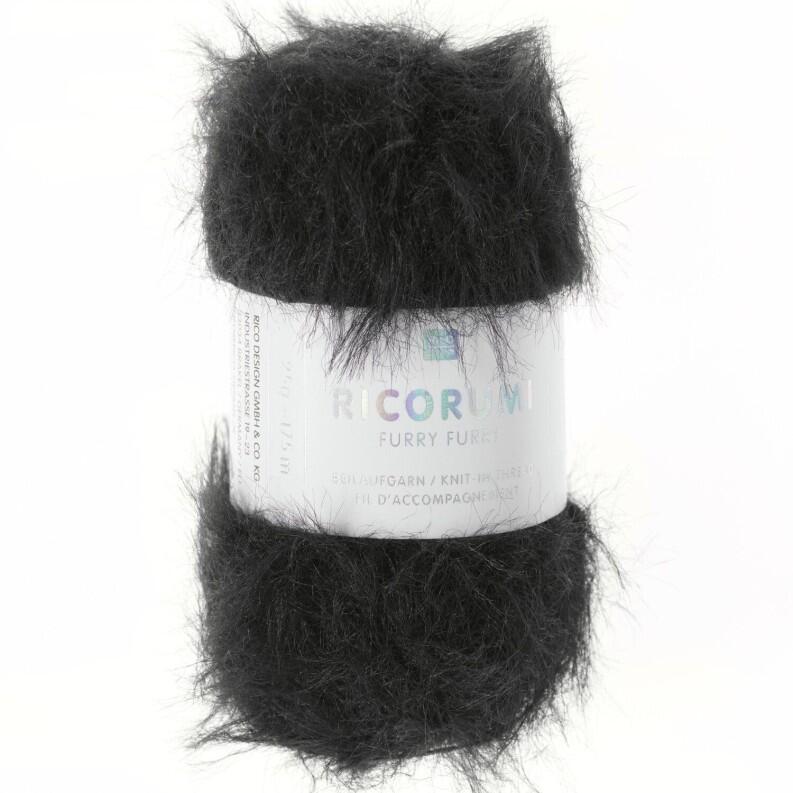 Ricorumi Furry Furry 25g Farbe: 011 Schwarz