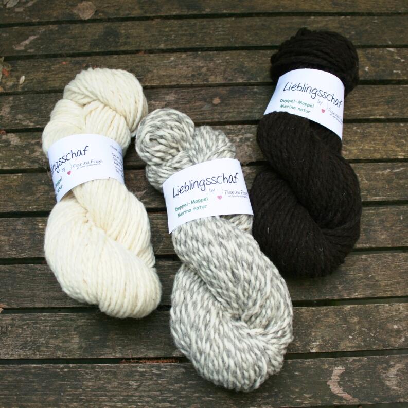 Lieblingsschaf Doppel Moppel 100g - naturfarbig