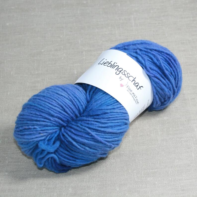 Lieblingsschaf Merino Single 100g handgefärbt Farbe: Heidelbeere