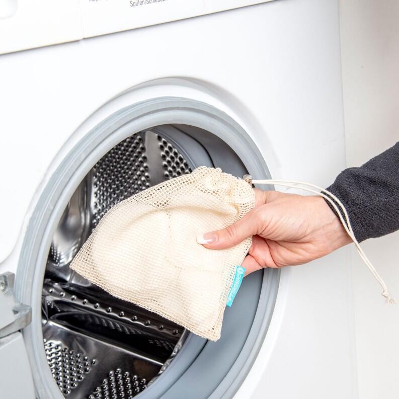 Chinchilla Waschbare Abschminkpads 10er Set mit Waschbeutel