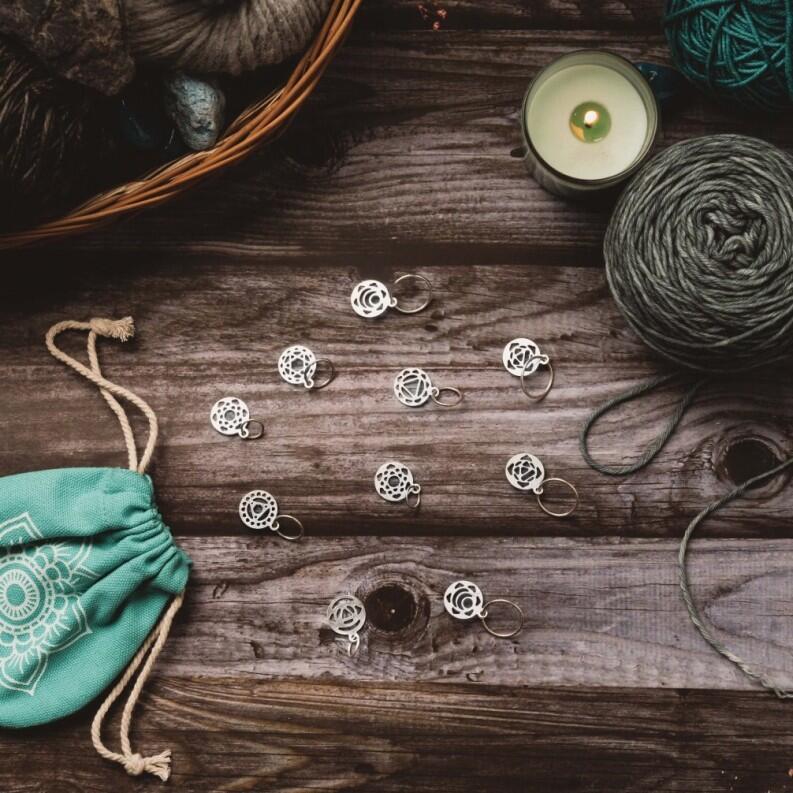 Knit Pro The Mindful Collection Maschenmarkierer Set CHAKRA
