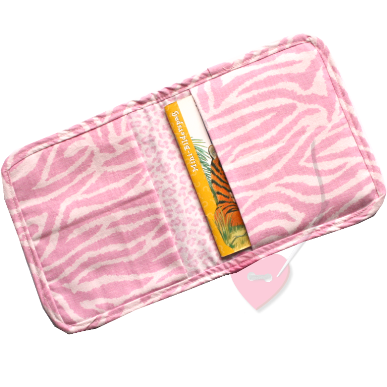 Minibuchtasche  Pony Lou  für die Bücher zum mitnehmen in türkis Innenansicht