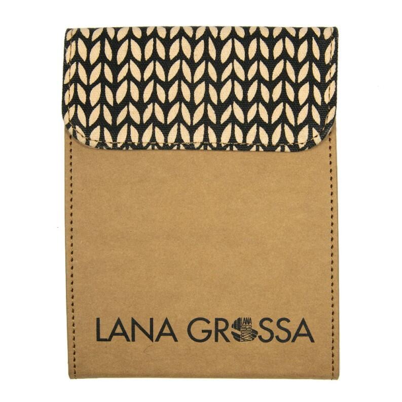 Knit Pro / Lana Grossa Nadelset Nadelspiele Edelstahl Etui Camel