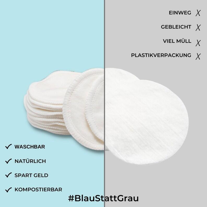 Chinchilla Waschbare Abschminkpads 10er Set mit Waschbeutel