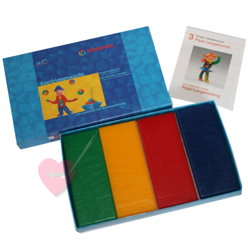 Stockmar Knetbienenwachs im Set, sortiert