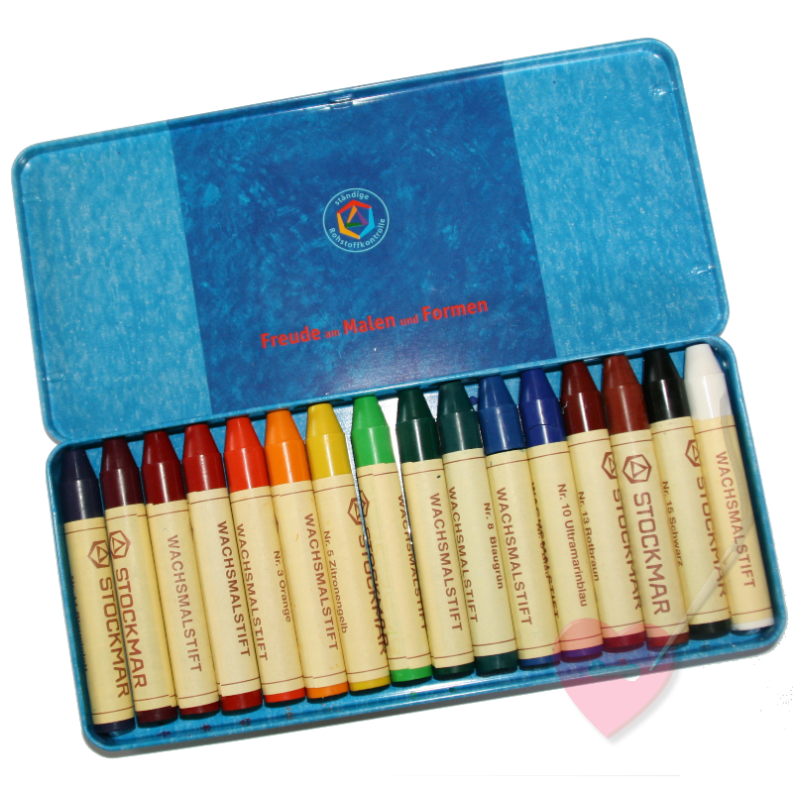 Stockmar - Wachsmalstifte in der Schachtel 16 Farben im Set