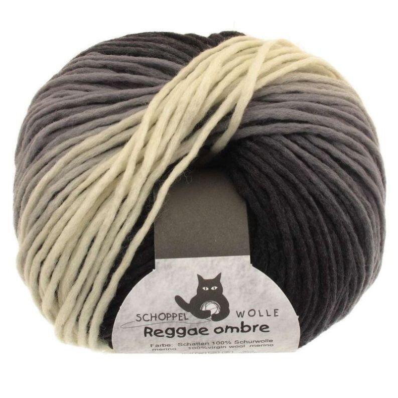 Schoppel Reggae ombré - kuscheliges Merinogarn in Reggae-Walktechnologie Farbe: Schatten
