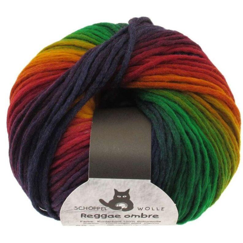 Schoppel Reggae ombré - kuscheliges Merinogarn in Reggae-Walktechnologie Farbe: Kunterbunt