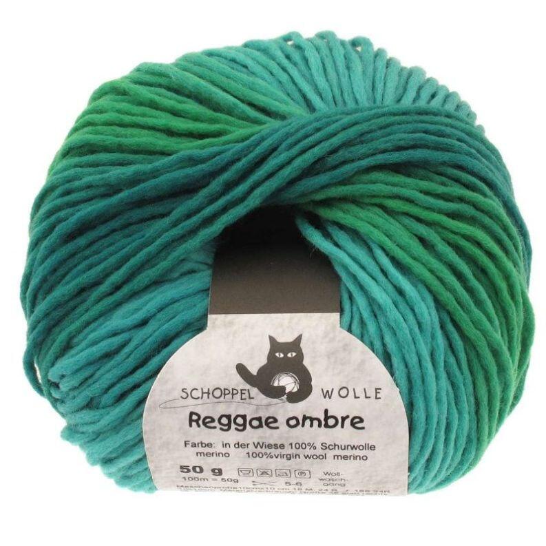 Schoppel Reggae ombré - kuscheliges Merinogarn in Reggae-Walktechnologie Farbe: in der Wiese