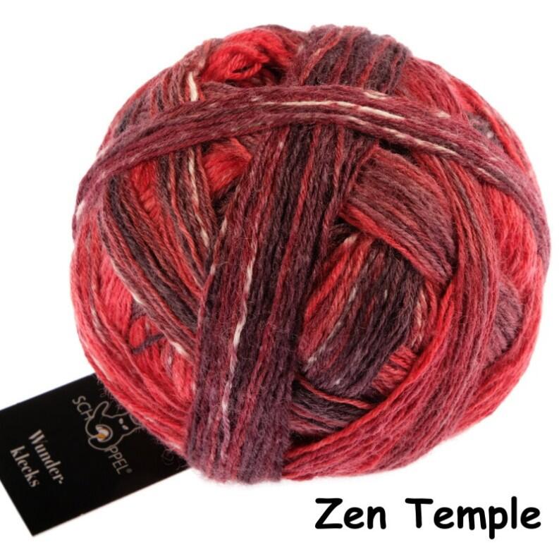 choppel Wolle Wunderklecks - kunstvoll bemaltes Sockengarn Farbe: Zen Temple