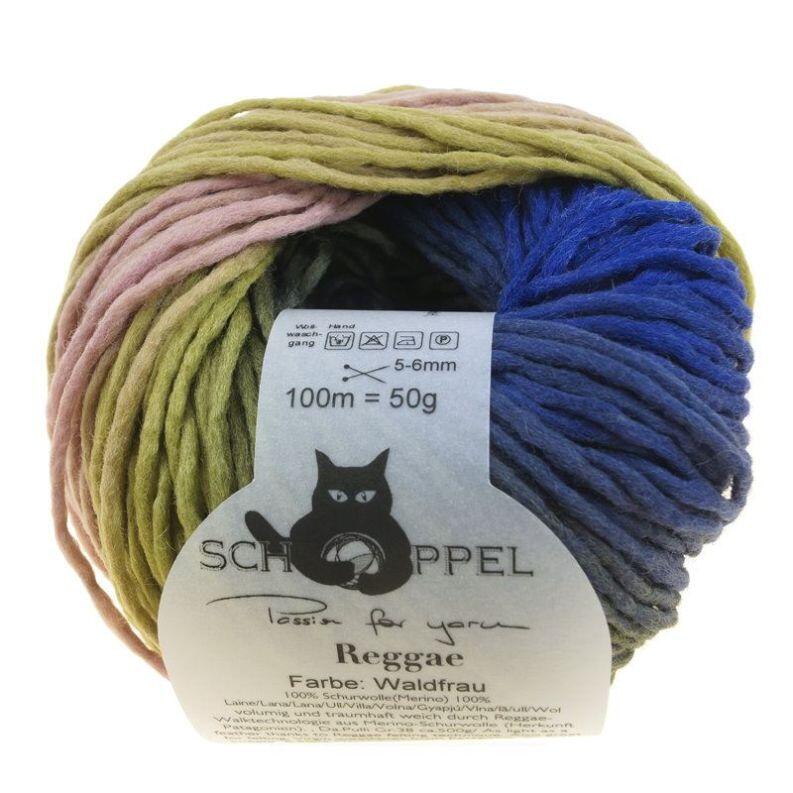 Schoppel Wolle Reggae ombré - bunte Merinowolle alle Farben Farbe: Waldfrau