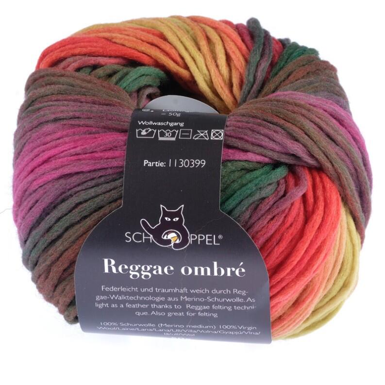 Schoppel Wolle Reggae ombré - bunte Merinowolle alle Farben Farbe: Belladonna