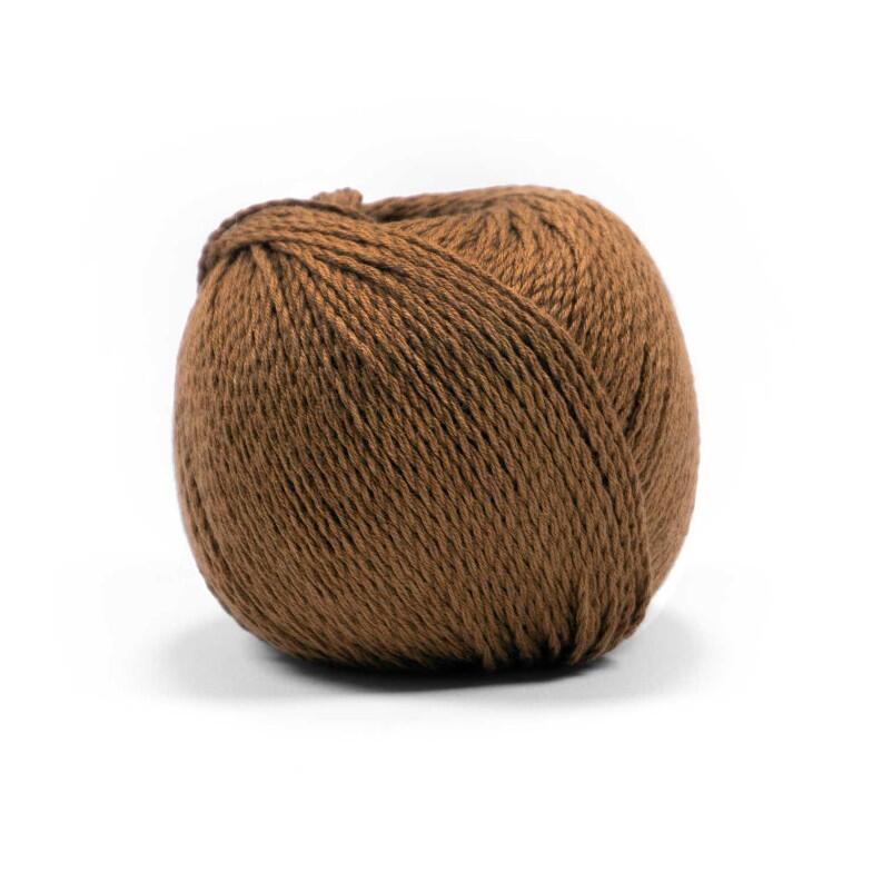 Pascuali Sole 50g - edles Baumwollgarn mit Cashmere Farbe: 89 Zimt