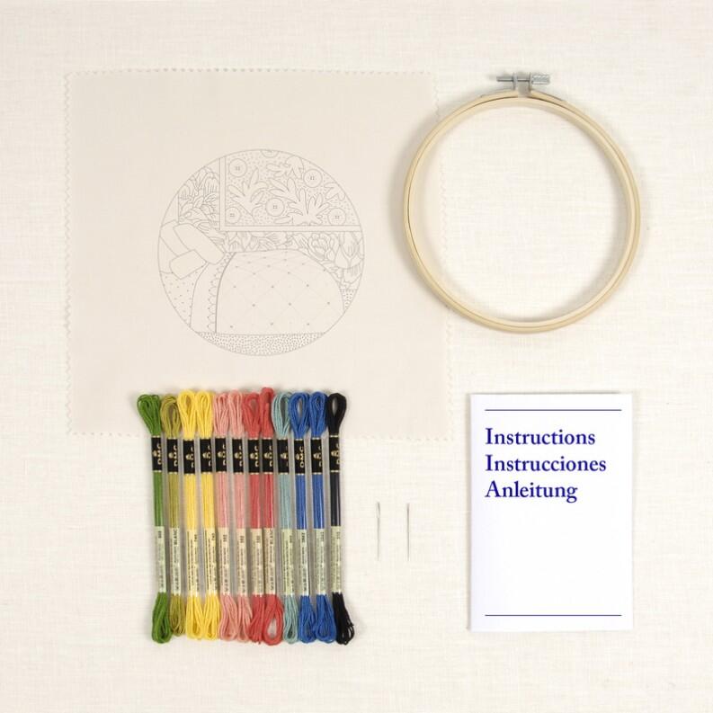 DMC Stickset  Gemütliches Zimmer  von Karin Fast Inhaltsübersicht