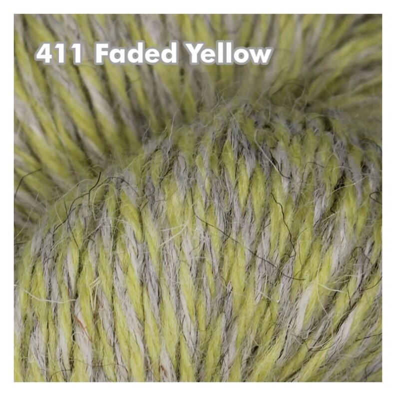 Baa Ram Ewe British Breeds Faded 100g Farbe 411 Faded Yellow
