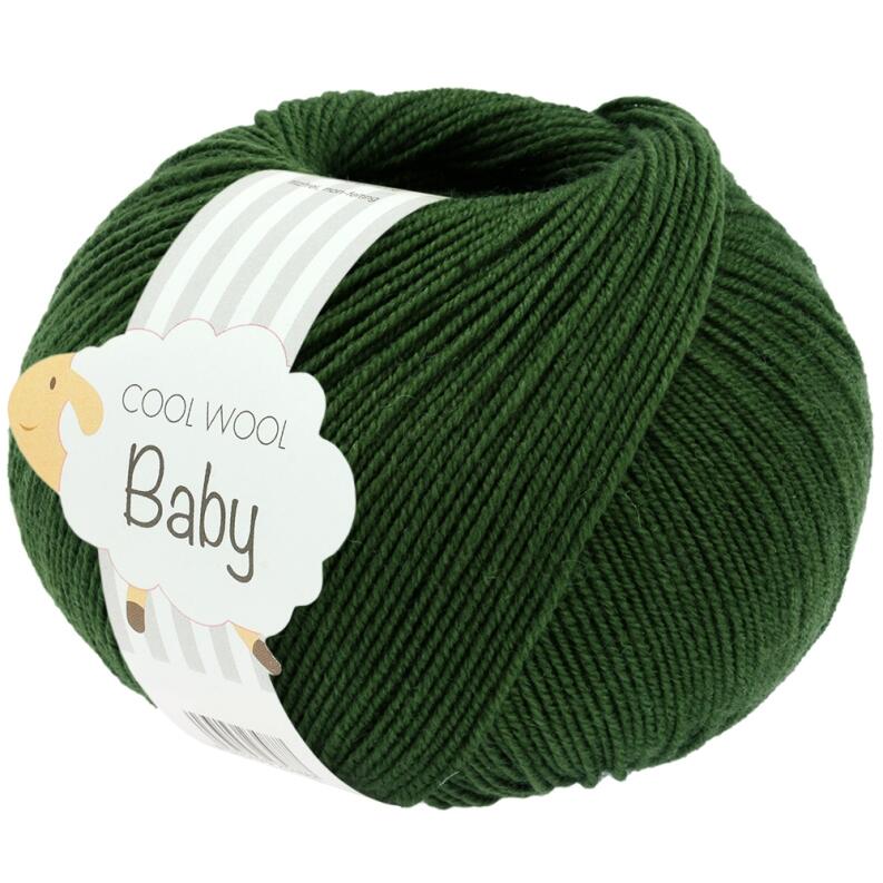Lana Grossa Cool Wool Baby 50g Farbe: 336 Dunkelgrün