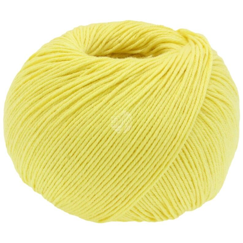 Lana Grossa Cotton Love 50g - Bio-Baumwollgarn Farbe: 028 zitrusgelb