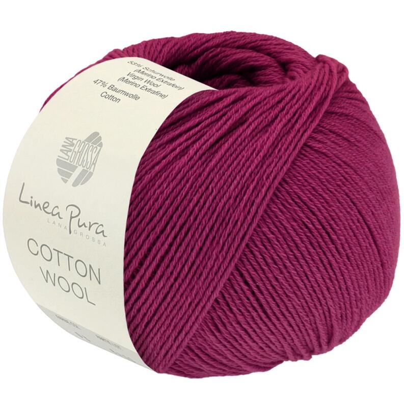 Lana Grossa Linea Pura Cotton Wool 50g Farbe: 028 Dunkelfuchsia