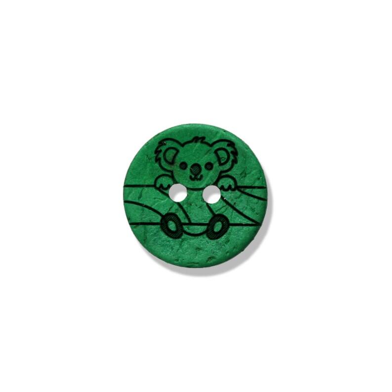 Kokosknopf 15mm  Koala  Tanne