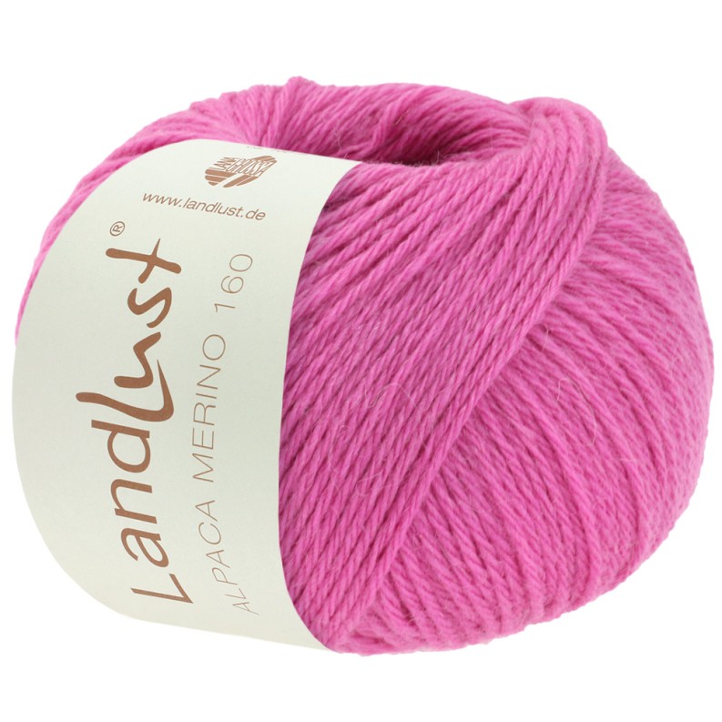 Lana Grossa Landlust Alpaka Merino 160 Farbe: 414 pink