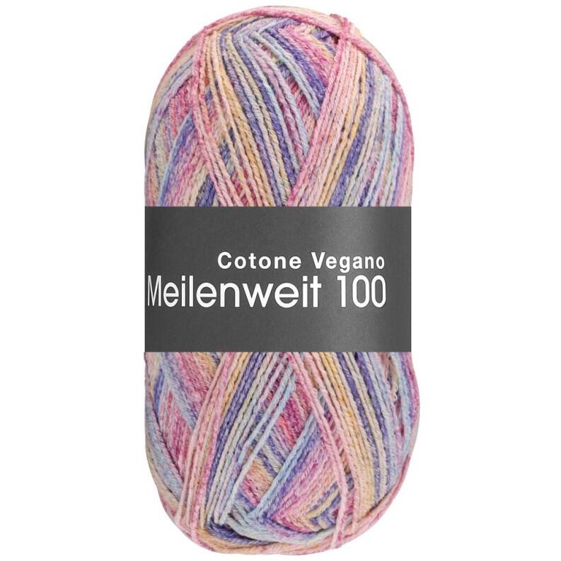 Lana Grossa Meilenweit 100 Cotone Vegano MANGO 100g