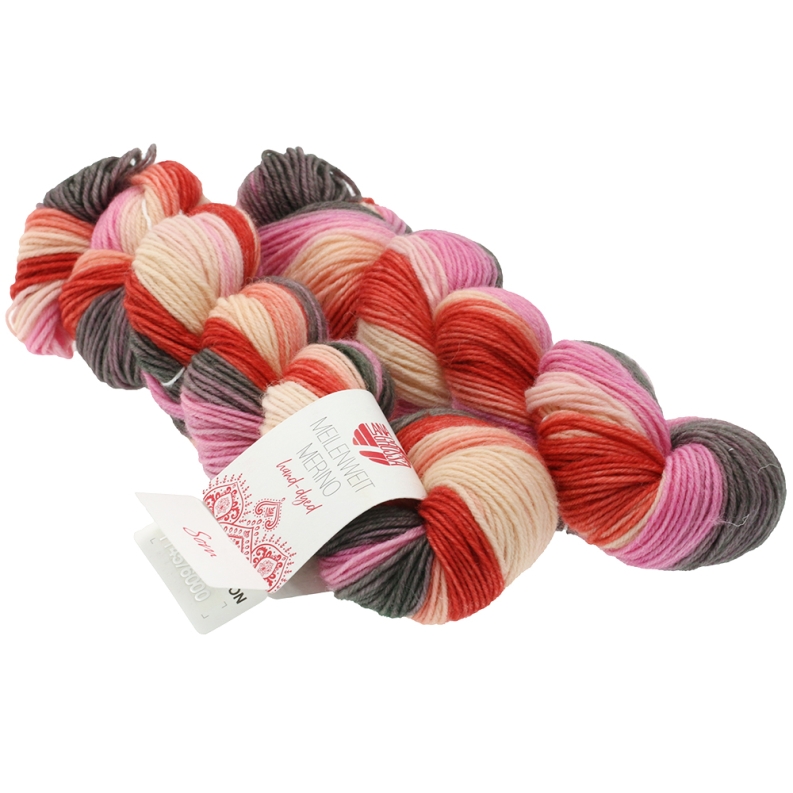 Lana Grossa Meilenweit Merino 50 hand-dyed LIMITED EDITION 100g Farbe: 211 Som