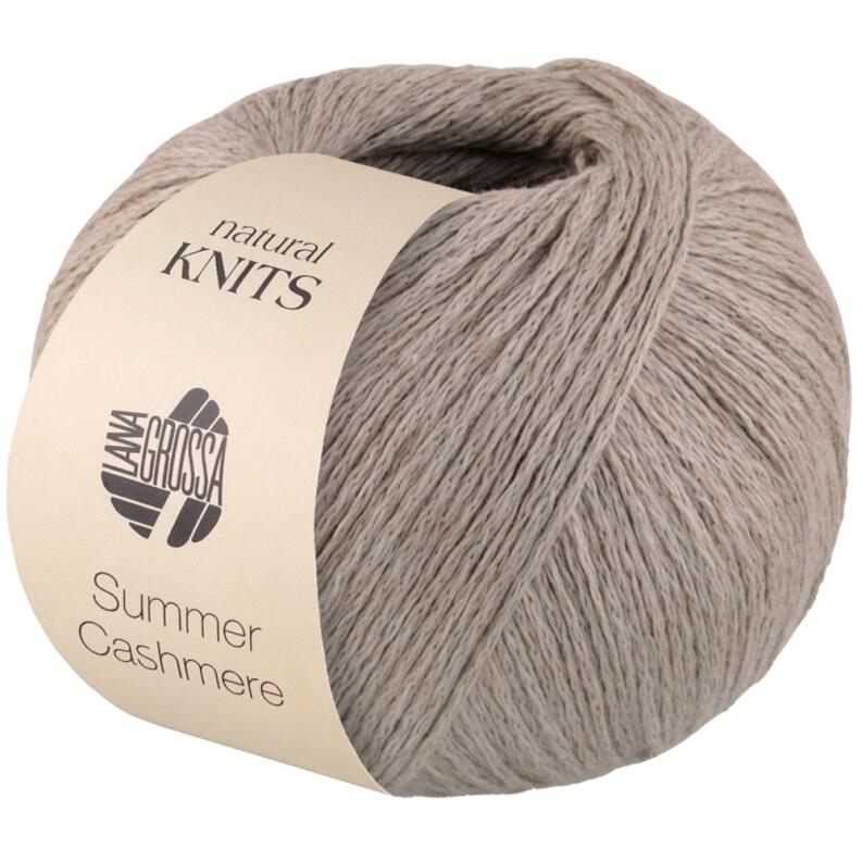 Lana Grossa Summer Cashmere 50g Farbe: 008 Kieselgrau
