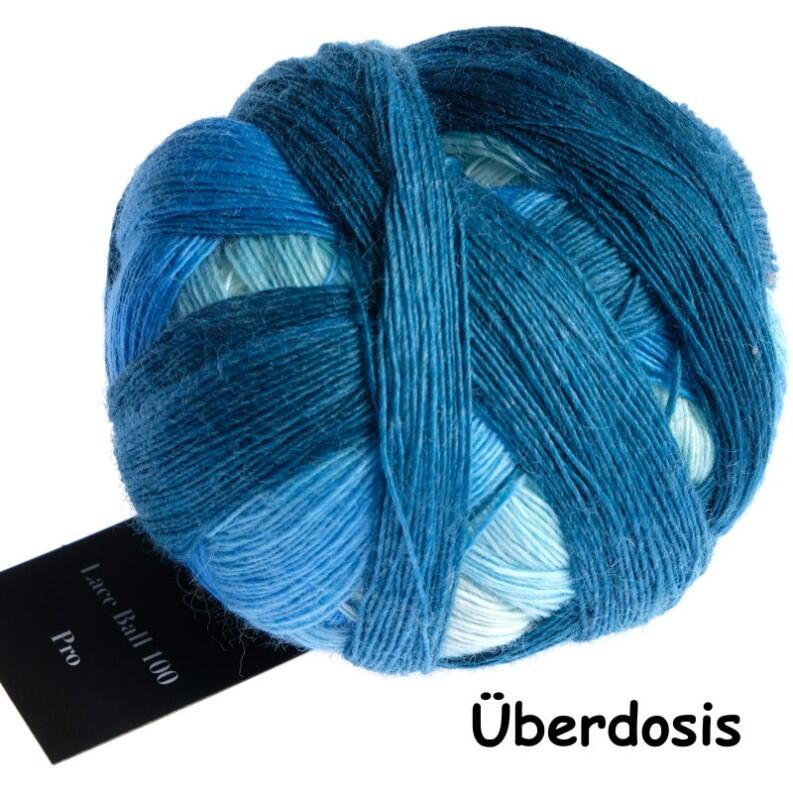 Schoppel Wolle Lace Ball 100 - 100g Lacegarn aus Merinowolle Farbe 2507 Überdosis