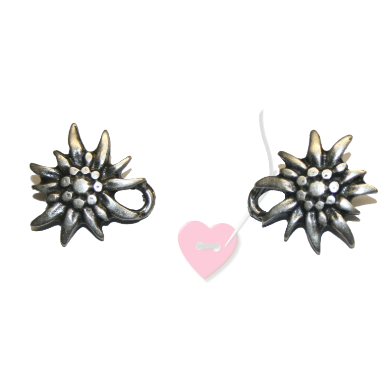 Edelweiß mit Öse - für schicke Schnürungen