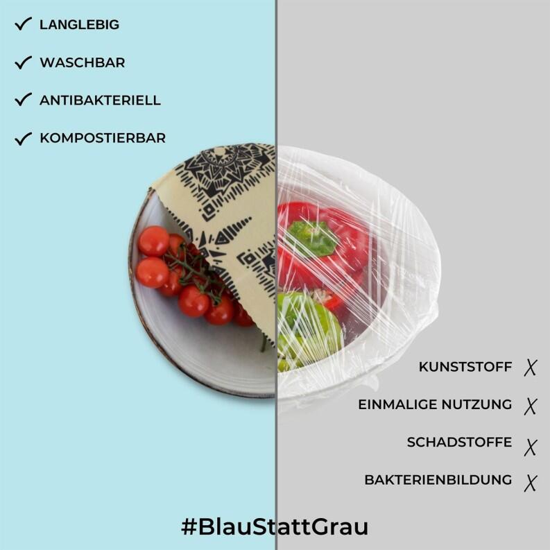 Chincilla Vegane Wachstücher 3er Set Vorteile