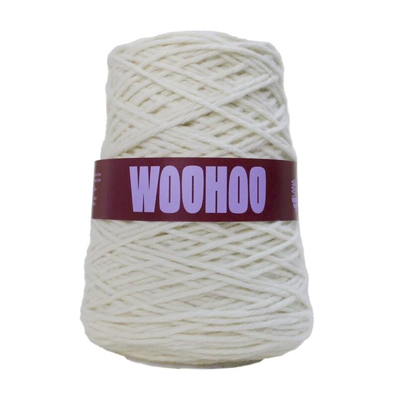 Lana Grossa Woohoo 200g Kone Farbe: 001 Milky White