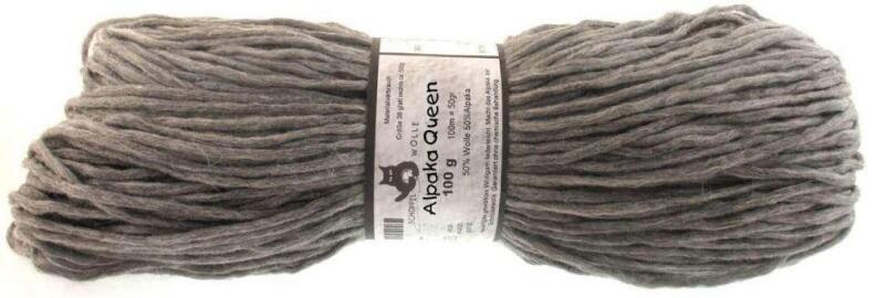 Schoppel Alpaka Queen naturbelassen - warmes Schurwoll-Alpakagarn Farbe grau melange