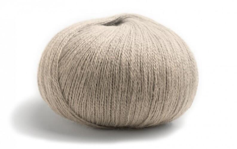 Lamana Piura - Lacegarn aus Baby-Alpaca Farbe: 03 seidengrau
