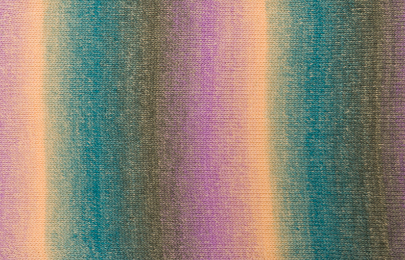 Pro Lana Diamant 150g Farbe: 096 Flieder/Petrol/Vanille Musterbeispiel