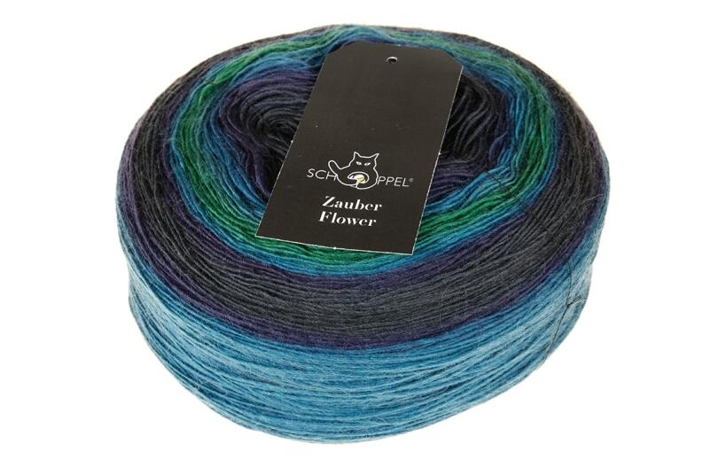 Schoppel Wolle Zauberflower Pro 150g Farbe: 2179 Blaukraut bleibt Blaukraut
