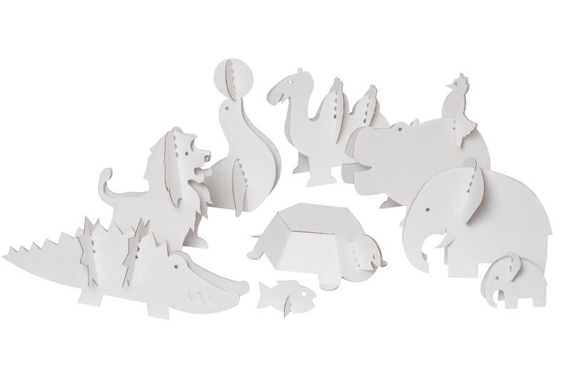 bibabox Kreativspielzeug Set - Zootiere