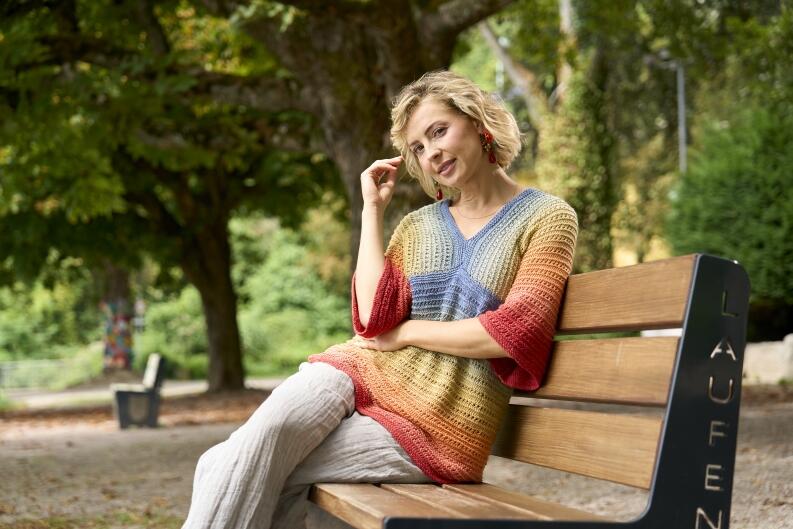 Pro Lana Magazin 1-2-3 Ideen Granny Squares PL006 Modellbeispiel