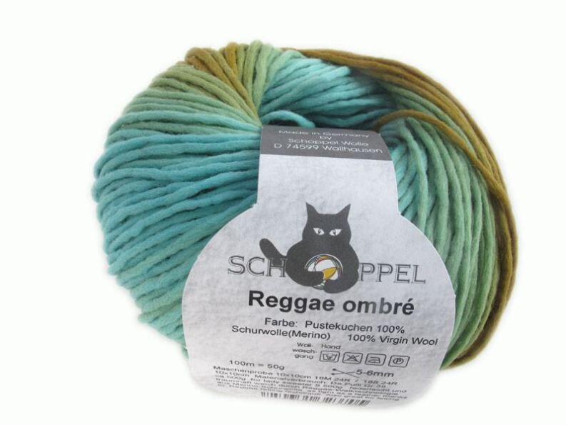 Schoppel Reggae ombré kuscheliges Merinogarn in Reggae-Walktechnologie Pustekuchen