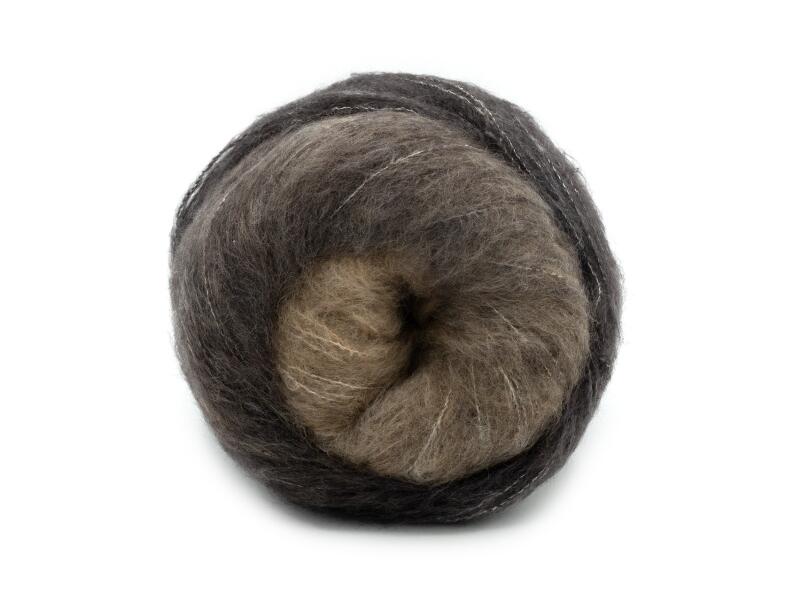 Laines du Nord Cashsilk Cotton Degradé 50g Farbe: 014 Beige-Braun